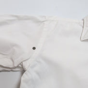 Chemise Ralph Lauren Taille S Blanc Uni 100% Coton Logo Bleu Marine