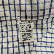 Chemise Ralph Lauren Taille M Classic Fit Bleue Carreaux Oxford Manches Courtes