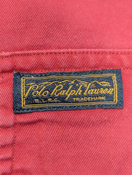 Chemise Polo Ralph Lauren vintage rouge 2 poches taille XL #2619