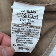 Chemise Wrangler Manche Courte Marron Clair Camel Taille M Deux Poches