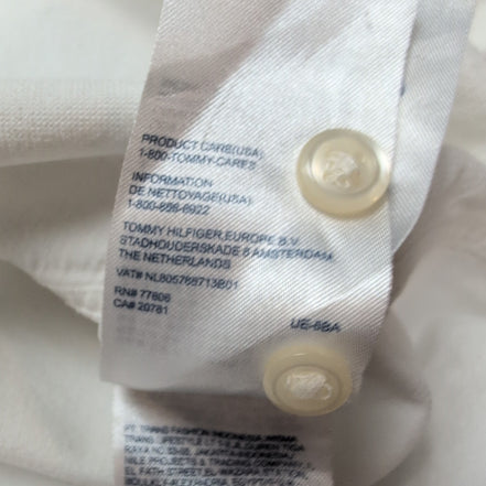 Chemise TOMMY HILFIGER Blanche Manches Longues - Taille XXL