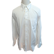 Chemise Tommy Hilfiger Blanche Coton Manches Longues 1 Poche Taille L