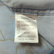 Chemise Hawaïenne M Bleu Surf Voitures Palmiers Polyester manches courtes