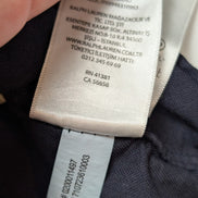CHEMISE Ralph Lauren Homme S SLIM FIT Bleu Marine Uni Logo Rouge Classique