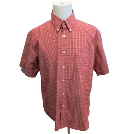 Chemise Dockers carreaux rouge poche manches courtes XL/XXL