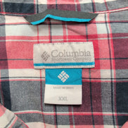 Chemise Columbia Rouge Bleu Marine À Carreaux Manches Courtes Taille XXL