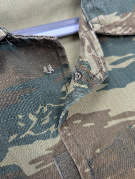 Veste Militaire Combat Armée Grecque Tiger Stripe Manches Longues - Taille S