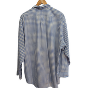 Chemise Ralph Lauren bleu ciel petits carreaux taille XL #2511
