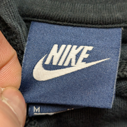 Sweat Fin à Capuche Nike Noir - Logo Brodé Blanc - Taille M Homme