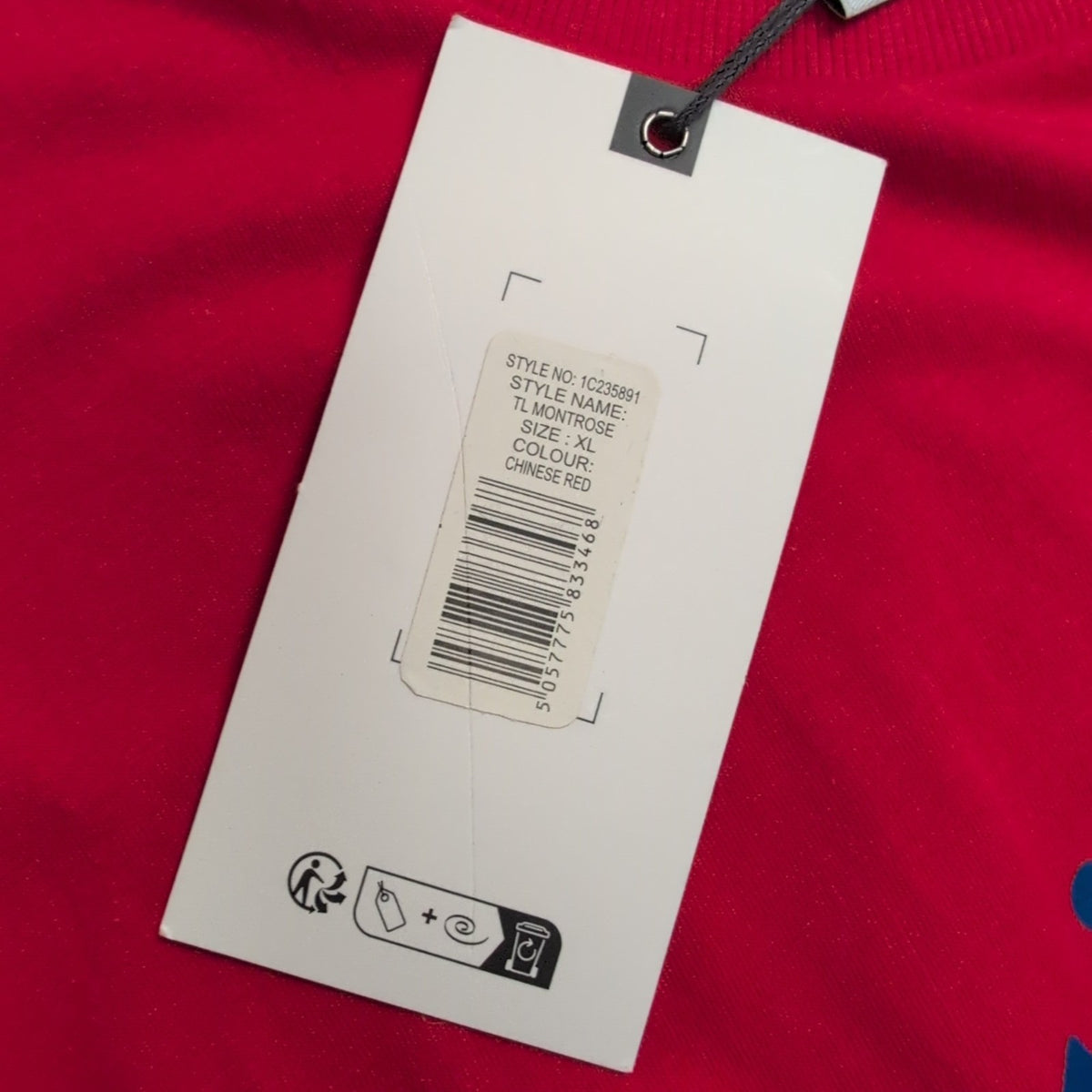 T-shirt Tokyo Laundry XL Rouge 100% Coton Logo Vintage Original Neuf
