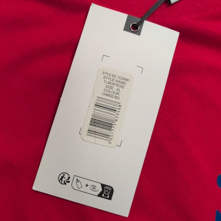 T-shirt Tokyo Laundry XL Rouge 100% Coton Logo Vintage Original Neuf