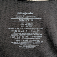 Sweat Patagonia Femme Polartec Noir Col Zippé - Taille M