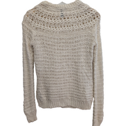Pull Lauren Ralph Lauren femme S crème alpaga maille ajourée col rond