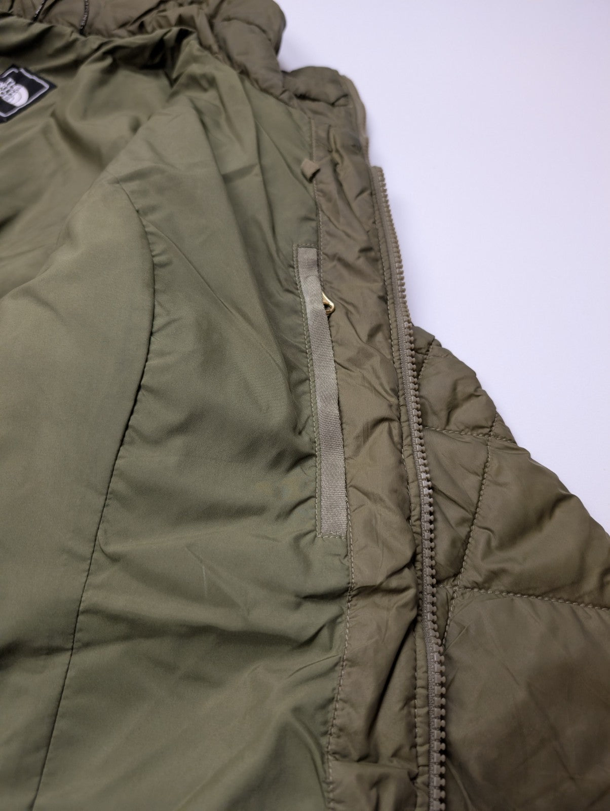 Veste Longue femme THE NORTH FACE Matelassée Kaki - Taille M