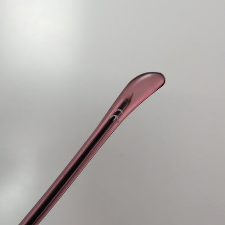 Lunettes de soleil Y2K Branche fine Sans Monture Ovale Bordeaux
