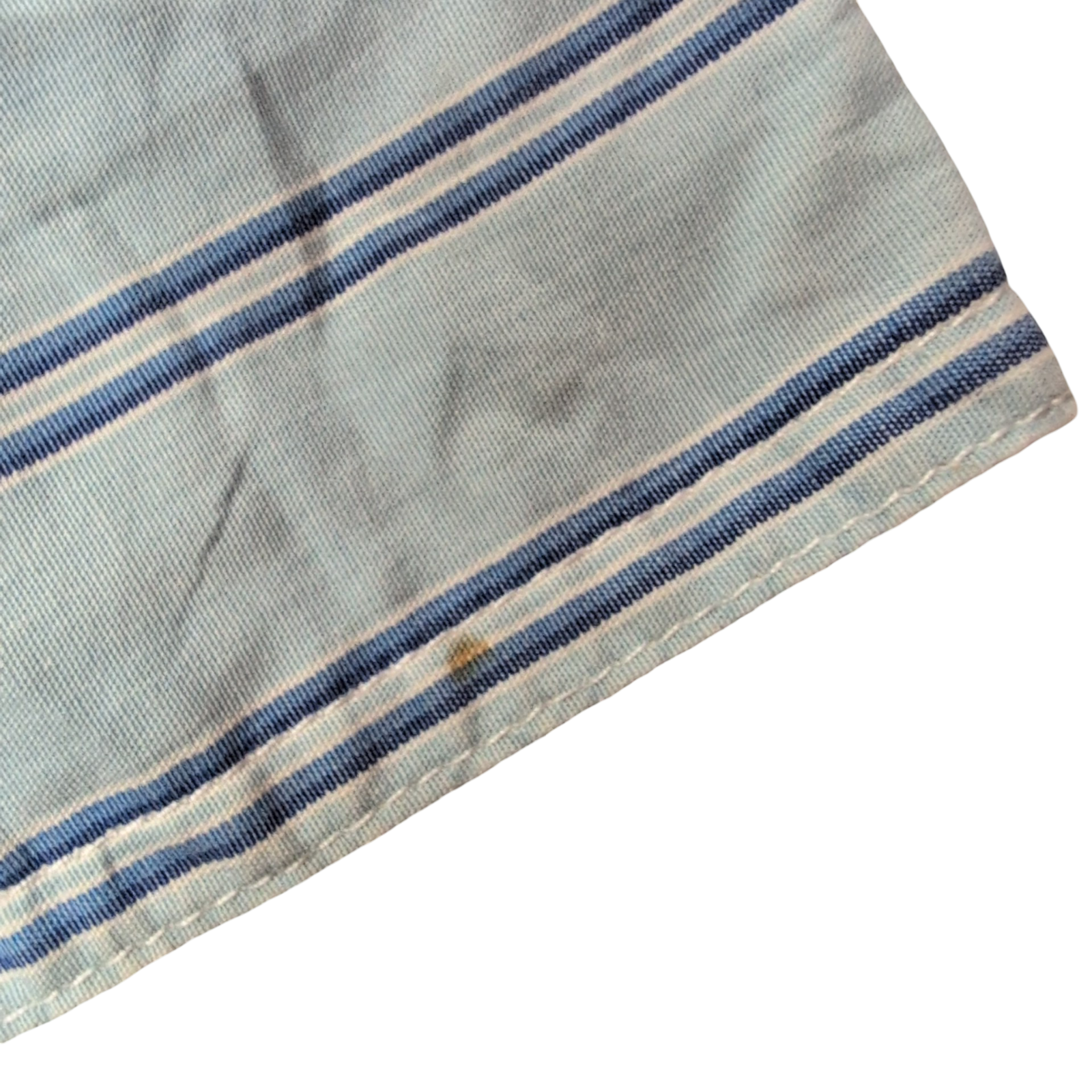 Chemise Chaps bleue à rayures taille L #46e