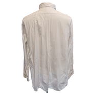 Chemise Ralph Lauren XL Blanche Classic Fit Logo Bleu Button Down Coton Shirt