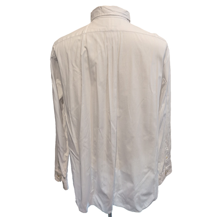 Chemise Ralph Lauren XL Blanche Classic Fit Logo Bleu Button Down Coton Shirt
