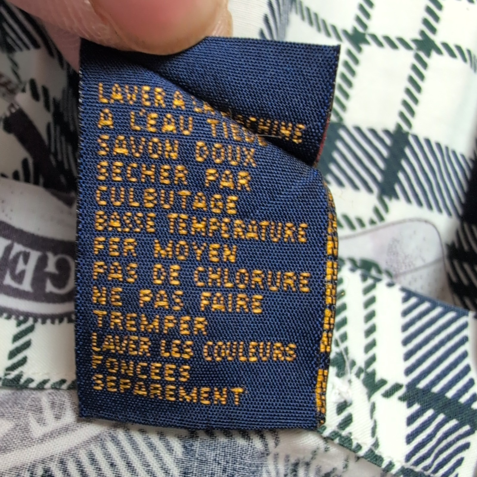 Chemise Tommy Hilfiger Golf Vintage XL Carreaux Collector Rare