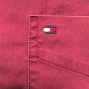 Chemise Tommy Hilfiger Bordeaux Manches Longues 1 Poche - Taille M