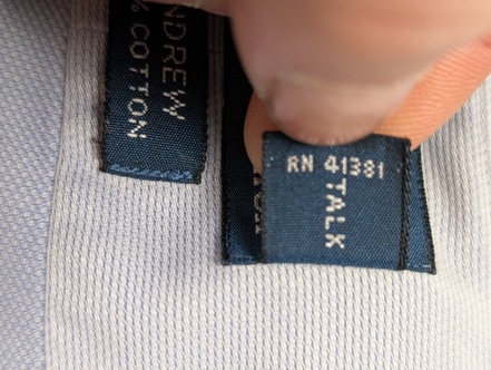 Chemise Polo Ralph Lauren Shirt Andrew M L Rayée Bleu Coton Col Classique