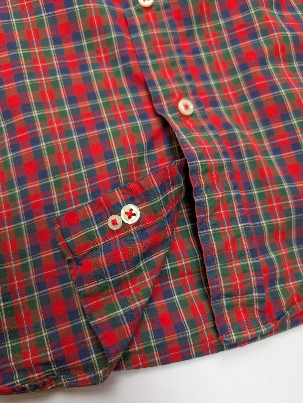 Chemise RALPH LAUREN - Carreaux Multicolores - Manches Longues - Taille XS (L 16
