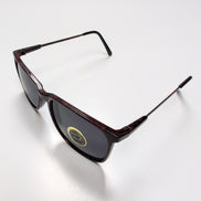 Lunettes de soleil Femmes Bar-On® Carrées Effet Bois Marron & Noir Branches Fine