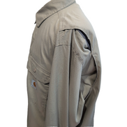 Chemise Carhartt XL Crème Ripstop Ventilée Workwear manches longues