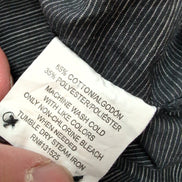 Chemise Beverly Hills Polo Club S Noir Rayures Grises 2 Poches Manches Longues