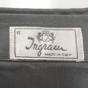 Chemise Ingram Made in Italy L Gris 100% Viscose Neuve Sans Étiquette
