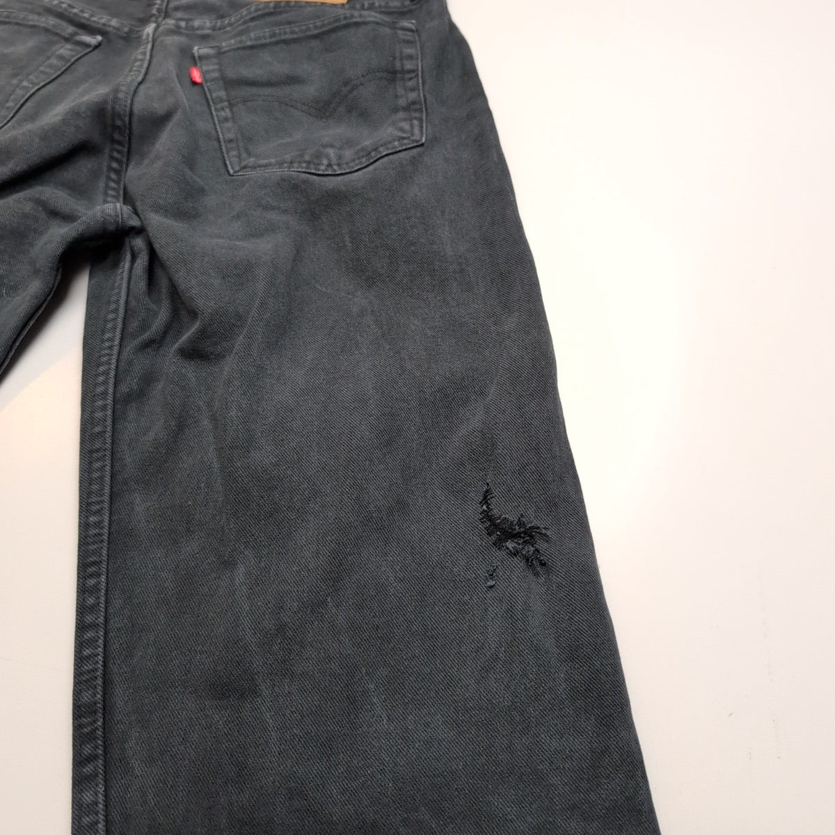 Levi’s 501 Jean Homme W33 L36 Noir Vintage Pantalon Bouton Coton