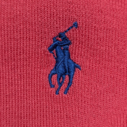 Pull Polo Ralph Lauren Rose Logo Bleu Ciel - 100% Coton Pima - Taille L/XL