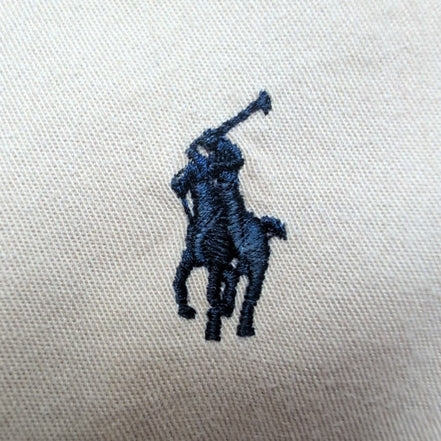 Chemise Ralph Lauren Enfant 14-16 Ans Marron Unie Logo Brodé Coton