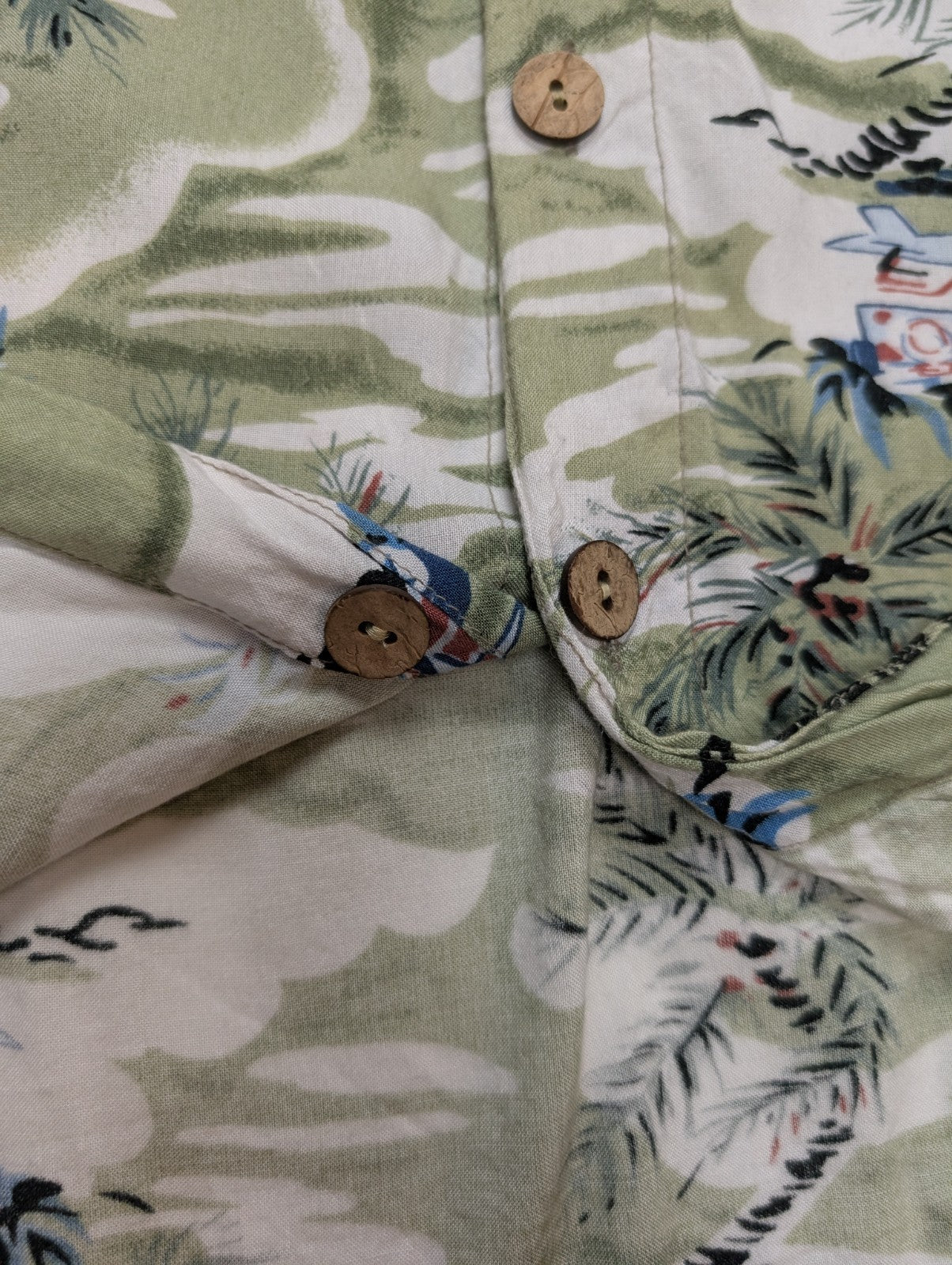 Chemise hawaïenne K.A.D Clothing CO manches courtes taille L
