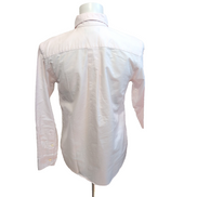 Chemise Ralph Lauren Femme XS / S Rose Pâle Logo Marron 100% Coton