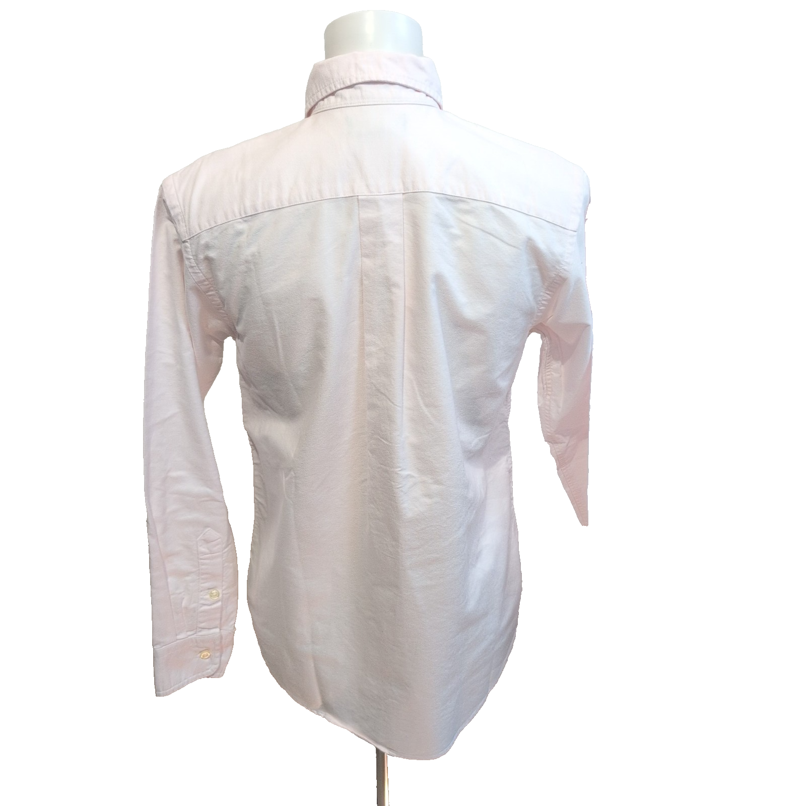 Chemise Ralph Lauren Femme XS / S Rose Pâle Logo Marron 100% Coton
