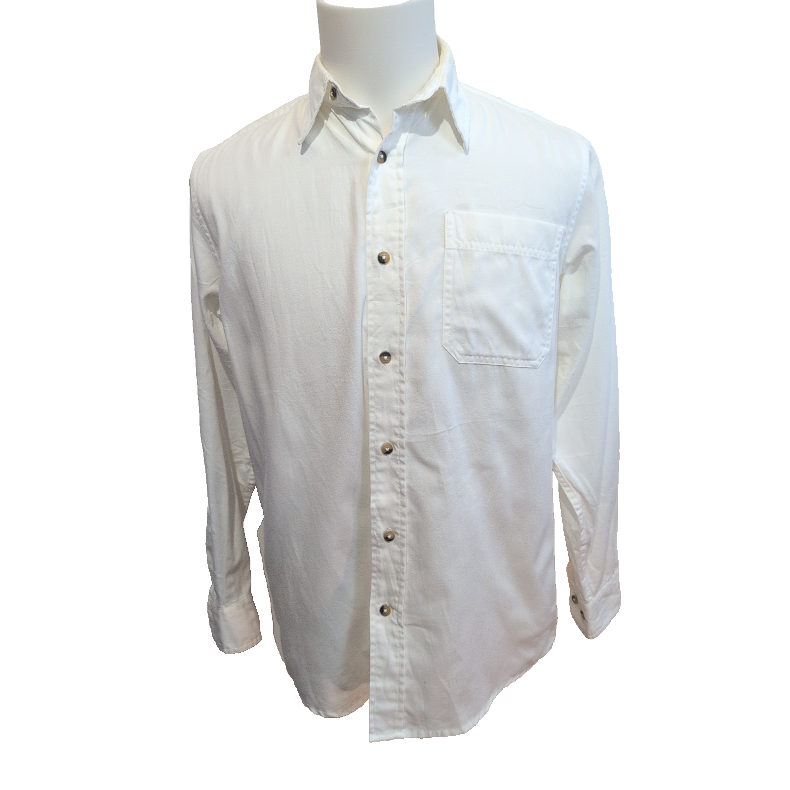 Chemise WRANGLER Homme S Blanche Manches Longues poche