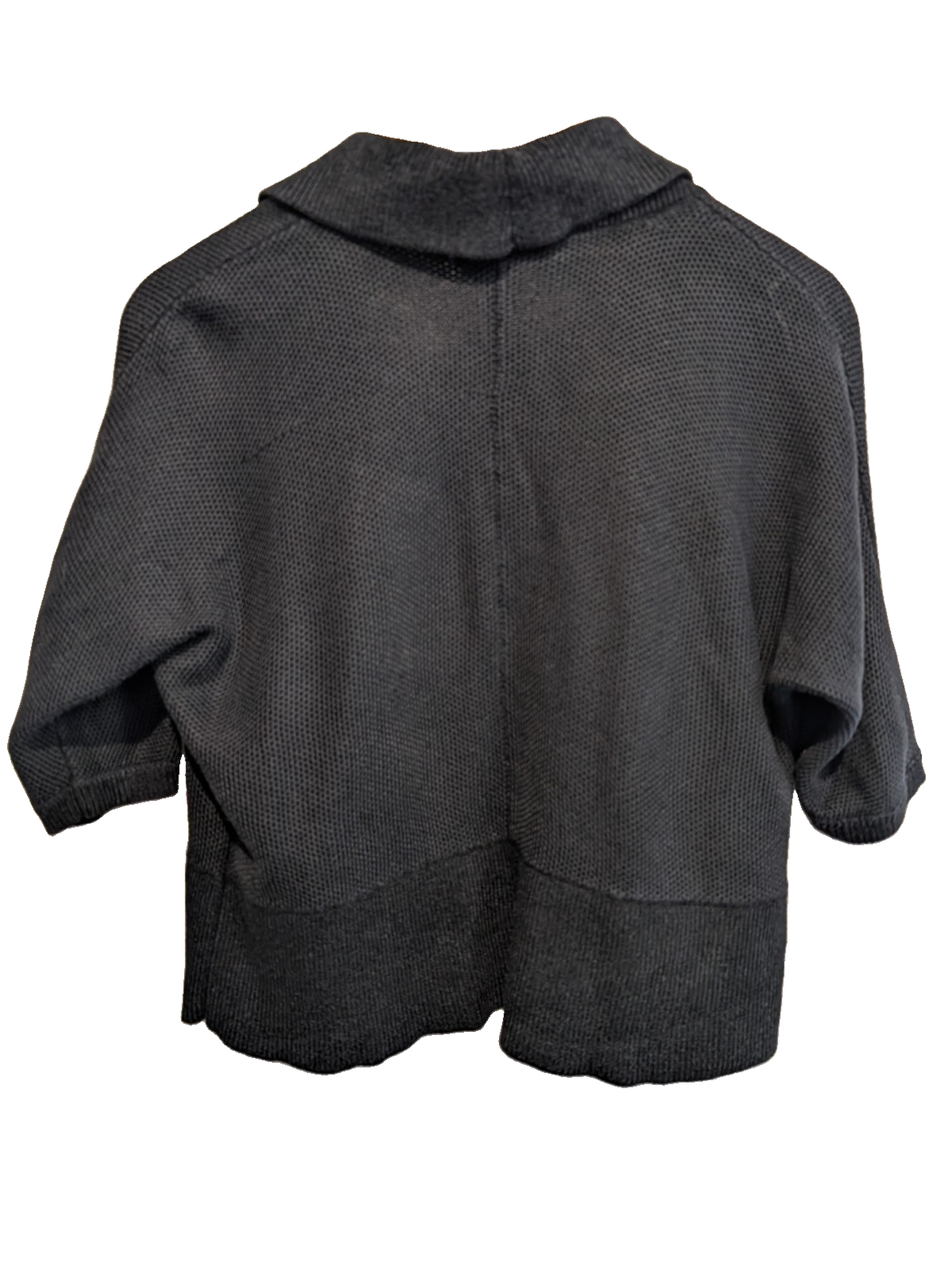 Gilet cardigan LAUREN Ralph Lauren M noir col châle ouvert coton viscose