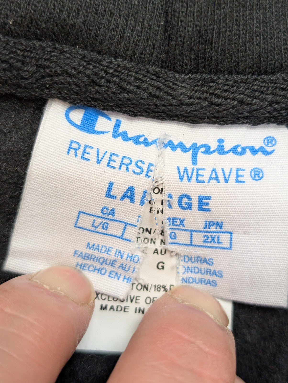 Sweat à Capuche Champion Multi-logo Fluo Bleu & Rose - Coton Épais - Taille L