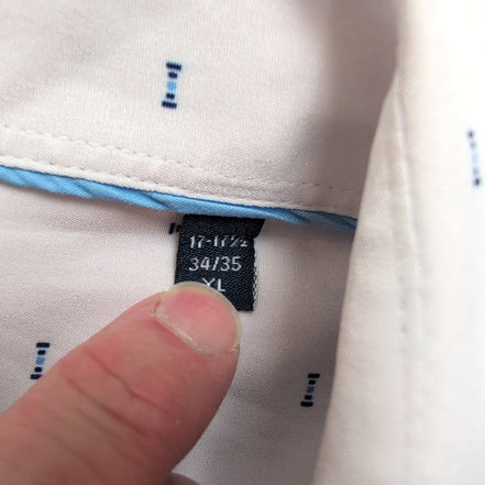 Nautica chemise blanche à motifs stretch fluide taille XL XXL