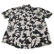 Chemise hawaïenne VatPave tulipes marguerites manches courtes taille S #740