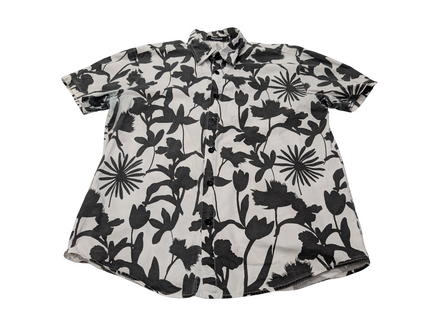 Chemise hawaïenne VatPave tulipes marguerites manches courtes taille S #740