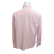 Chemise Nautica Classic Fit L Rose Pâle Stretch Logo Coton manches longues