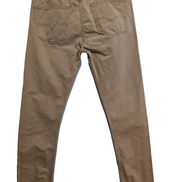 Jean Levi's 508 Regular Taper Marron Clair Beige Homme coupe droite W32 L34