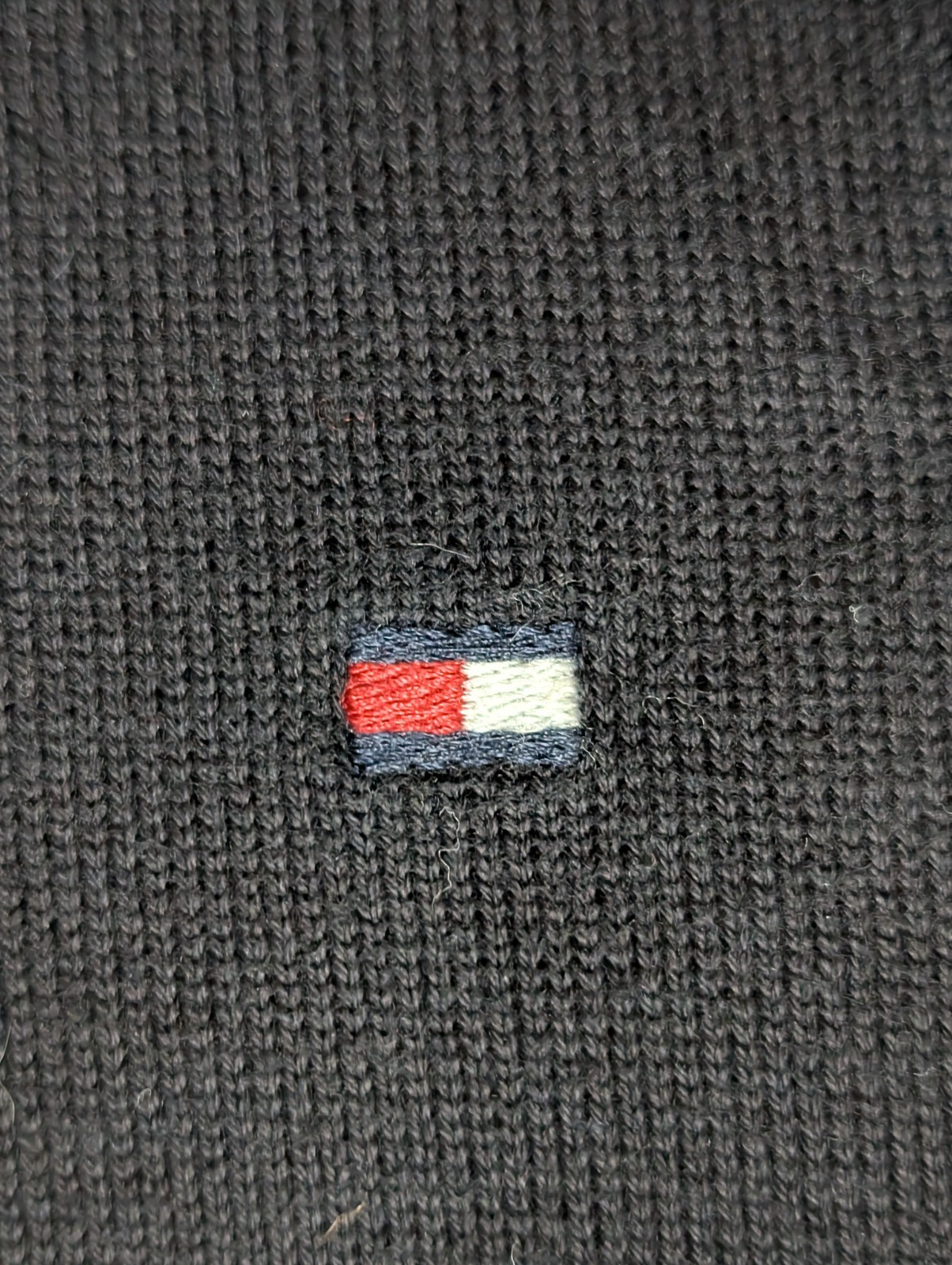 Pull Tommy Hilfiger Homme Col Rond Noir Profond - Taille M