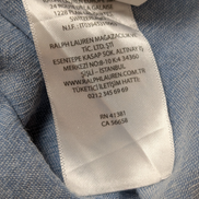 Chemise Polo Ralph Lauren Shirt XL Flanelle Doublée Carreaux Bleu Classic Fit BD