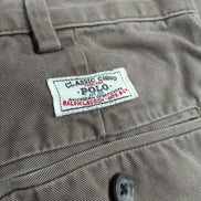 Pantalon Chino Polo Ralph Lauren W34 L32 Marron 100% Coton