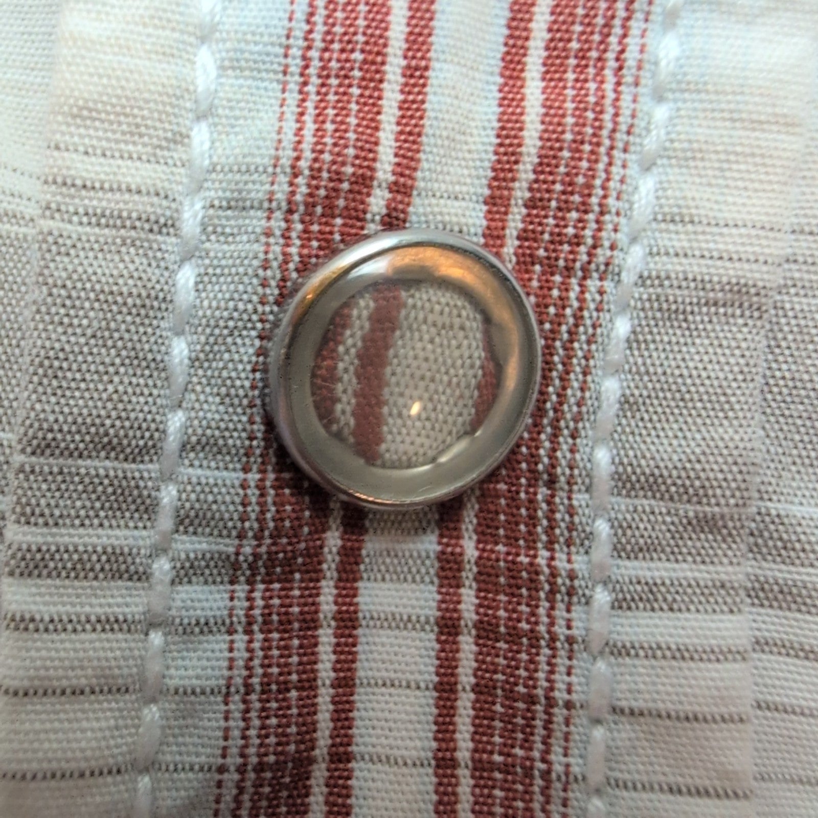 Chemise Levi's Western vintage rouge blanc carreaux Bouton pression coton M