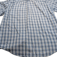 Chemise manches courtes Chaps Ralph Lauren L carreaux shirt button down bleu
