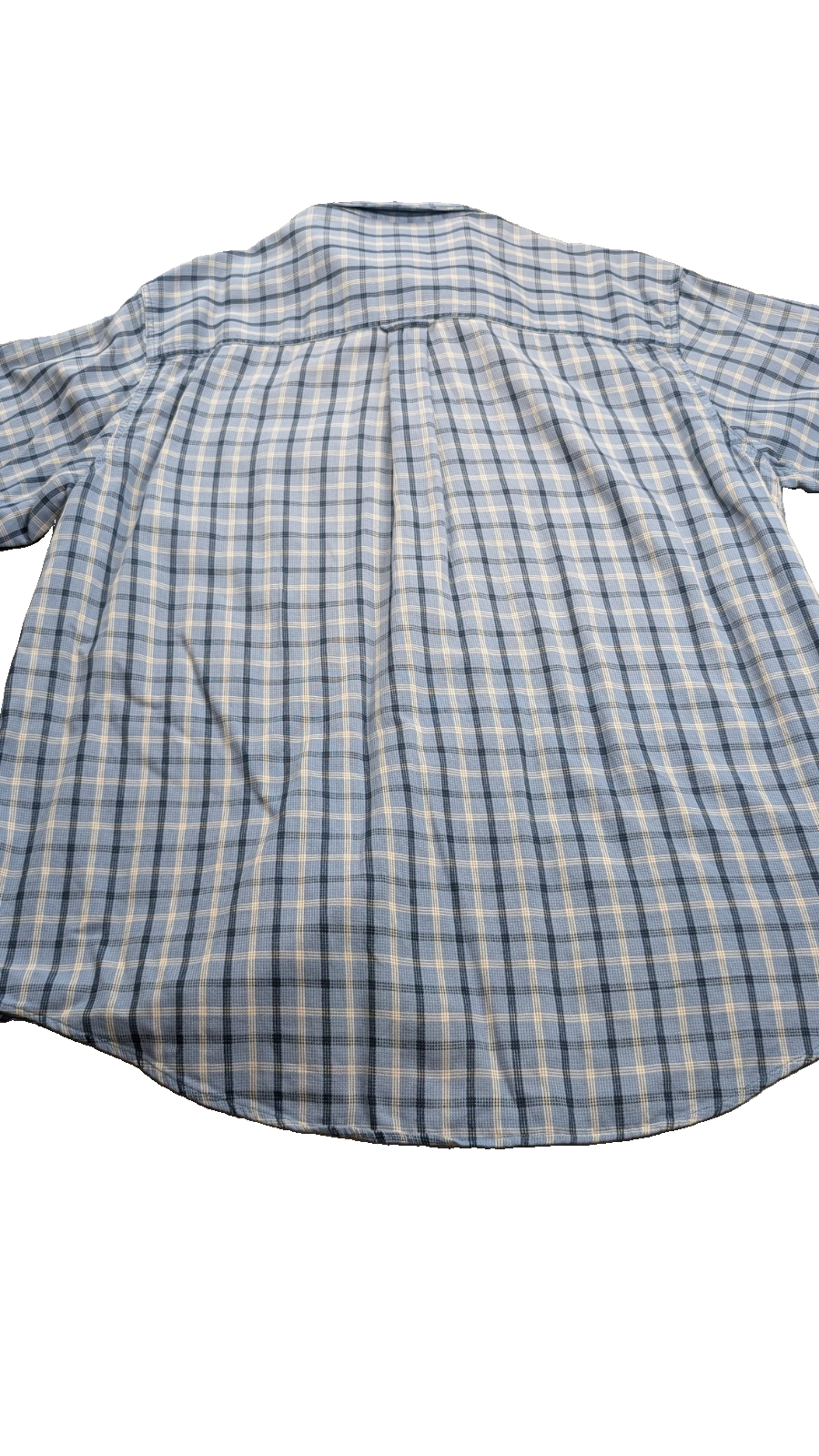 Chemise manches courtes Chaps Ralph Lauren L carreaux shirt button down bleu